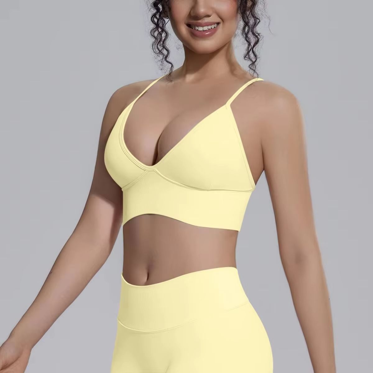 Push Up Bra Padded - Reggiseno Sportivo da Donna per Yoga,