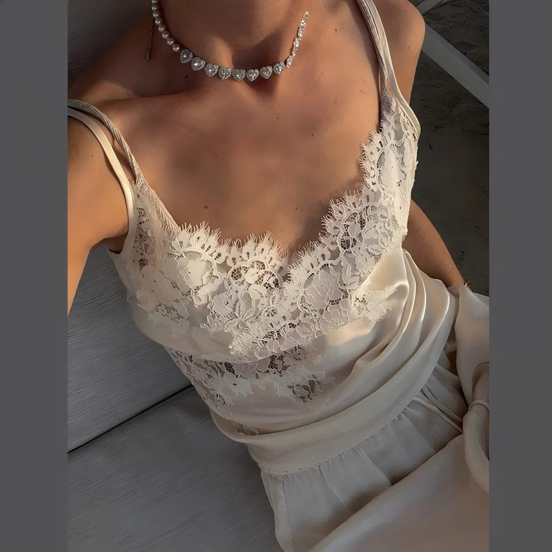 QICHE, collezione 2026SP, abbi - Cami Top Lace recensione e prezzo