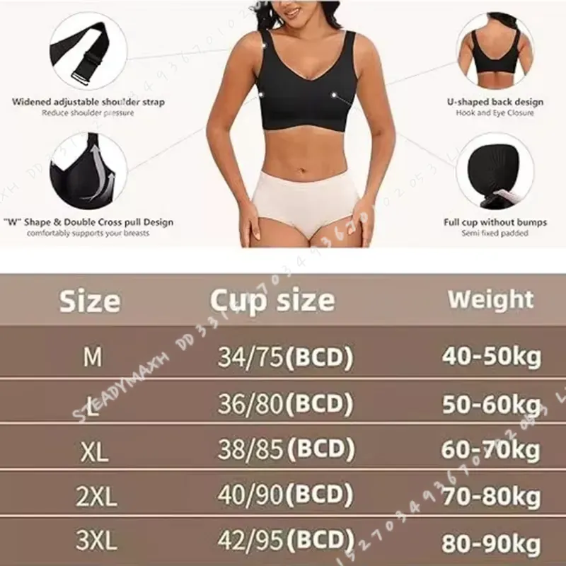 1 Pezzo 2025 Reggiseno Senza C - Seamless Underwear Women recensione e prezzo